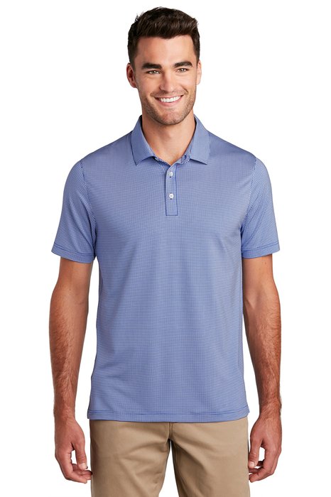 K646 Port Authority 4.4-ounce Gingham Polo True Royal/ White