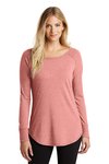DT132L District 4.5-ounce T-Shirt Blush Frost