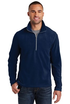 F224 Port Authority Microfleece 1/2-Zip Pullover True Navy