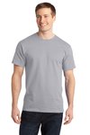 PC150 Port & Company 5-ounce 100% Cotton T-Shirt Silver