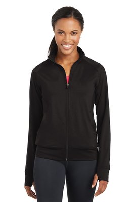 LST885 Sport-Tek &reg; Ladies NRG Fitness Jacket Black