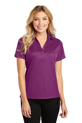L528 Port Authority 4.1-ounce Ladies Performance Fine Jacquard Polo Violet Purple