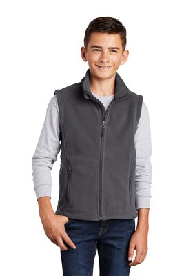 Y219 Port Authority Youth Value Fleece Vest Iron Grey