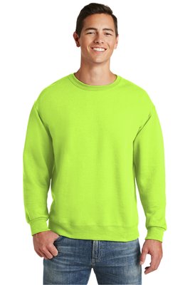 4662M JERZEES SUPER SWEATS NuBlend Crewneck Sweatshirt Safety Green