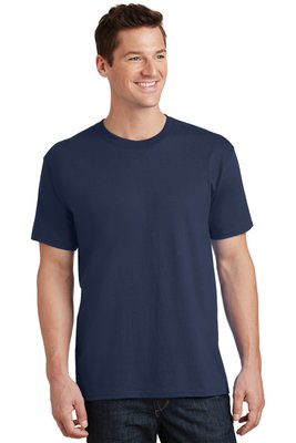 PC54 Port & Company 5.4-ounce 100% Cotton T-Shirt Navy
