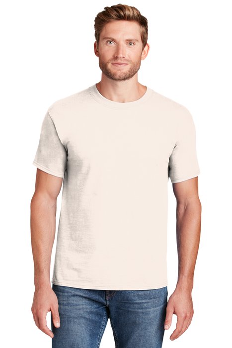 5180 Hanes 6.1-ounce 100% Cotton T-Shirt Natural