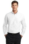 TS658 Port Authority Tall SuperPro Oxford Shirt White