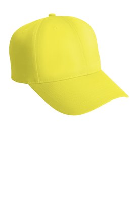 C806 Port Authority Solid Enhanced Visibility Cap Safety Yellow