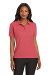 L500 Port Authority 5-ounce Ladies Silk Touch Polo Hibiscus