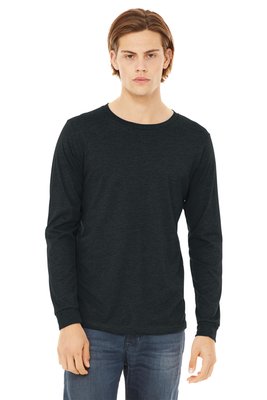 BC3501CVC Bella + Canvas 4.2-ounce Crewneck T-Shirt Dark Grey Heather