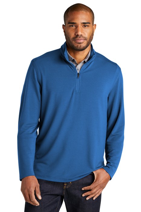 K825 Port Authority Microterry 1/4-Zip Pullover Aegean Blue