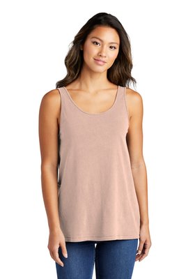 LPC099TT Port & Company Ladies Beach Wash Garment-Dyed Tank Peach