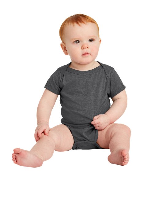 RS4424 Rabbit Skins Infant Vintage Fine Jersey Bodysuit Vintage Smoke