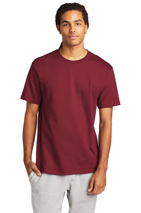 T425 Champion 6-ounce 100% Cotton T-Shirt Cardinal