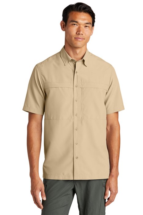 W961 Port Authority Short Sleeve UV Daybreak Shirt Oat