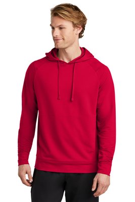 ST562 Sport-Tek Sport-Wick Flex Fleece Pullover Hoodie Deep Red