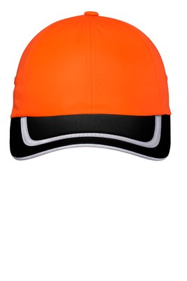 C836 Port Authority Enhanced Visibility Cap Safety Orange/ Black