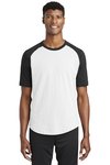 T201 Sport-Tek 5.2-ounce 100% Cotton T-Shirt White/ Black