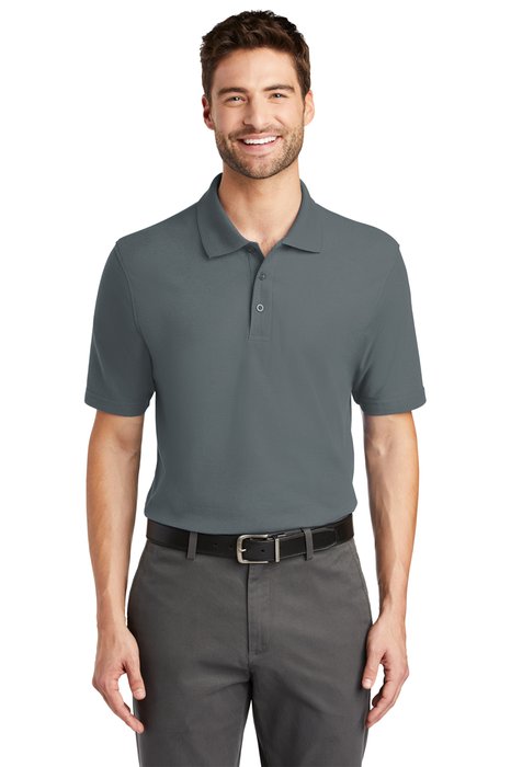 TLK510 Port Authority 5.6-ounce Tall Stain-Release Polo Steel Grey