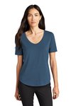 MM1017 MERCER+METTLE Women's Stretch Jersey Relaxed Scoop Insignia Blue