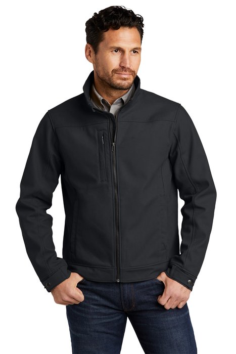 CSJ60 CornerStone Duck Bonded Soft Shell Jacket Charcoal
