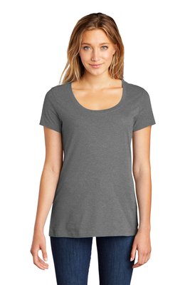 DM106L District 4.3-ounce 100% Cotton T-Shirt Heathered Nickel