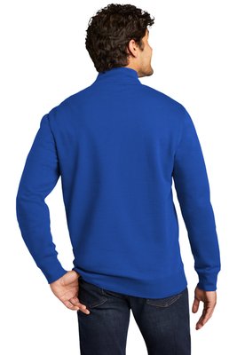DT6106 District V.I.T Fleece 1/4-Zip Deep Royal