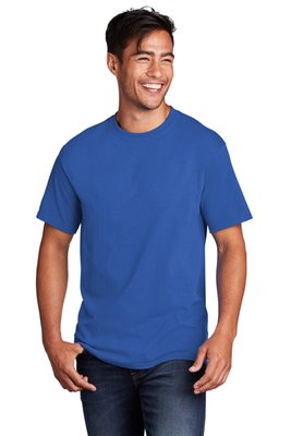 PC54DTG Port & Company 100% Cotton Crewneck T-Shirt Royal