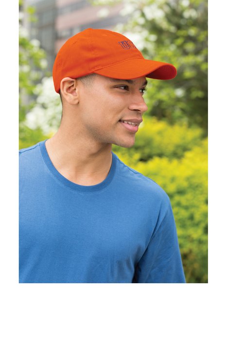 CP77 Port & Company Brushed Twill Low Profile Cap Purple