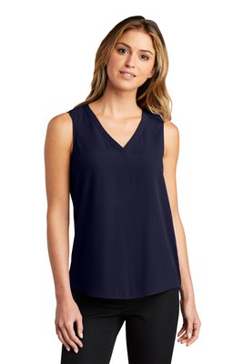LW703 Port Authority Ladies Sleeveless Blouse True Navy