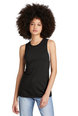 DT153 District Women's Perfect Tri Muscle Tank Black