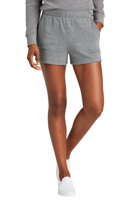 DT1309 District Women�s Perfect Tri Fleece Short Grey Frost