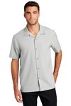 W400 Port Authority Short Sleeve Performance Staff Shirt Silver