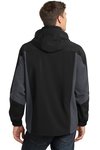 J798 Port Authority Waterproof Soft Shell Jacket Black/ Graphite