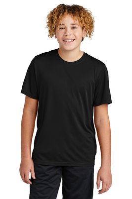 YST720 Sport-Tek Youth PosiCharge Re-Compete Tee Black