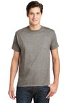 5280 Hanes Essential-T 100% Cotton T-Shirt Oxford Gray