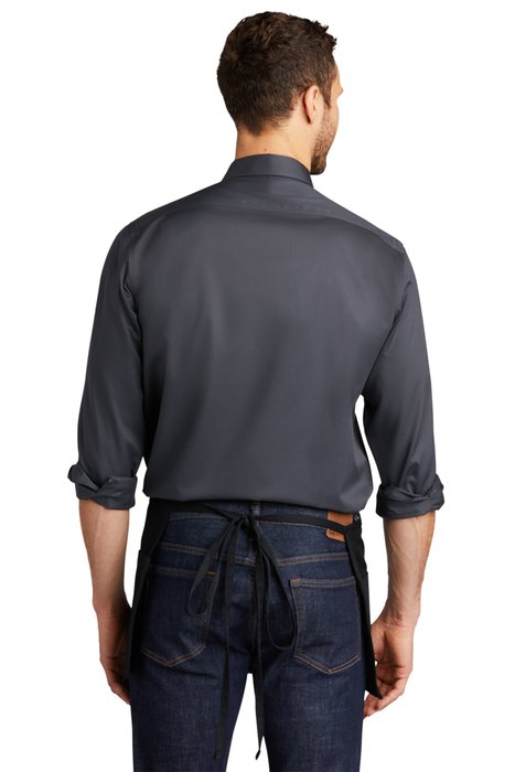 A707 Port Authority Easy Care Reversible Waist Apron with Stain Release Black