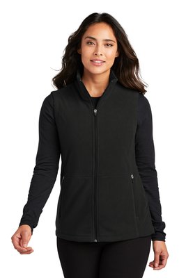 L152 Port Authority Ladies Accord Microfleece Vest Black