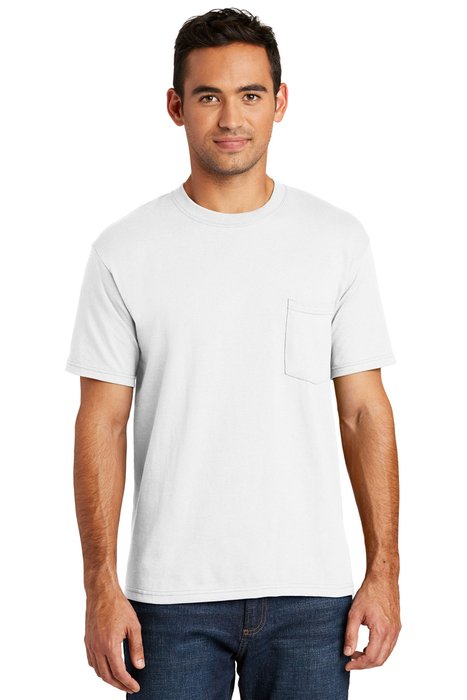 USA100P Port & Company 5.5-ounce 100% Cotton T-Shirt White