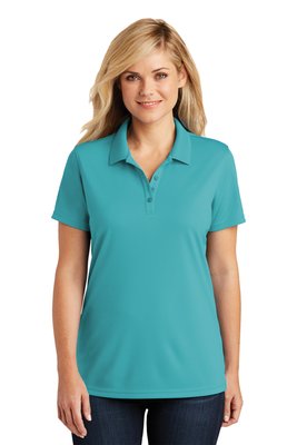 LK110 Port Authority 4.5-ounce Ladies Dry Zone UV Micro-Mesh Polo Aquamarine