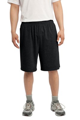 ST310 Sport-Tek Jersey Knit Short with Pockets Black
