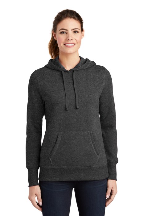 LST254 Sport-Tek Ladies Pullover Hooded Sweatshirt Graphite Heather