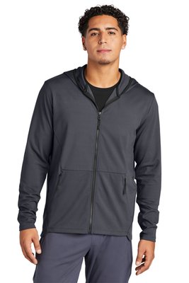 ST870 Sport-Tek Circuit Hooded Full-Zip Graphite