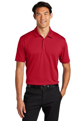 K398 Port Authority Performance Staff Polo Engine Red
