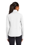 LST860 Sport-Tek Ladies Sport-Wick Textured 1/4-Zip Pullover White