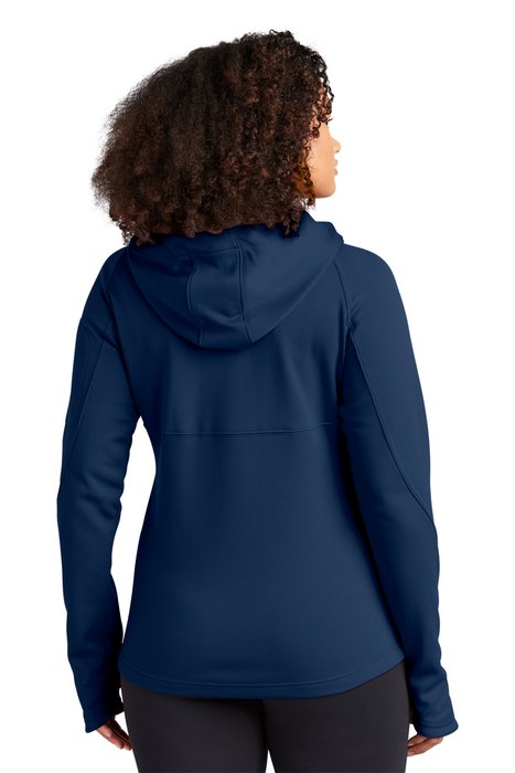 L248 Sport-Tek Ladies Tech Fleece Full-Zip Hooded Jacket True Navy