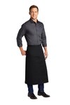 A701 Port Authority Easy Care Full Bistro Apron with Stain Release Black