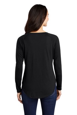 LST400LS Sport-Tek 4.4-ounce T-Shirt Black Triad Solid