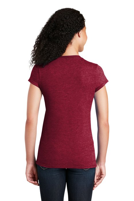 64000L Gildan 4.5-ounce 100% Cotton T-Shirt Antique Cherry Red