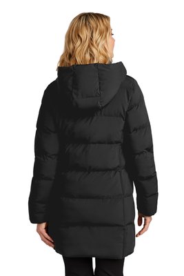 MM7213 Mercer+Mettle Women�s Puffy Parka Deep Black